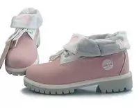 timberland chaussures femmes - pink white femme timberland roll top bottes bleu